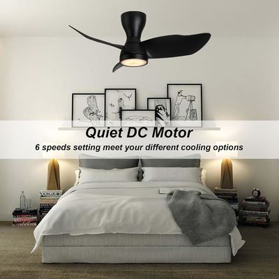 Stylish 36 Inch DC Motor Ceiling Fan with Smart Control and Alexa / Google Assistant Compatible