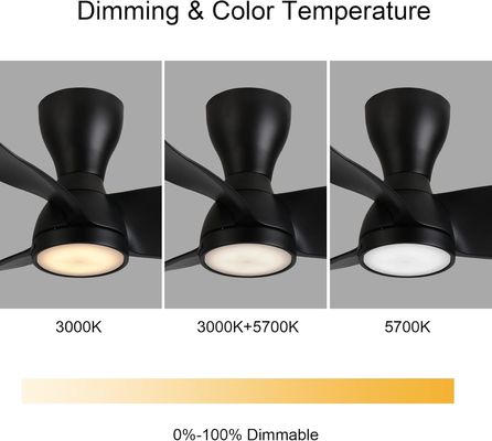 Stylish 36 Inch DC Motor Ceiling Fan with Smart Control and Alexa / Google Assistant Compatible