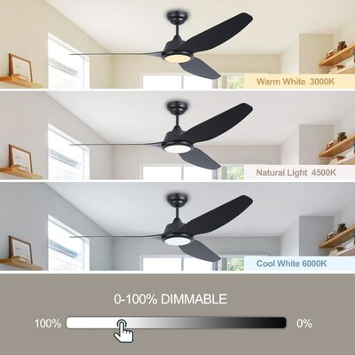 56 Smart Ceiling Fan Light with Alexa/Google Home Control