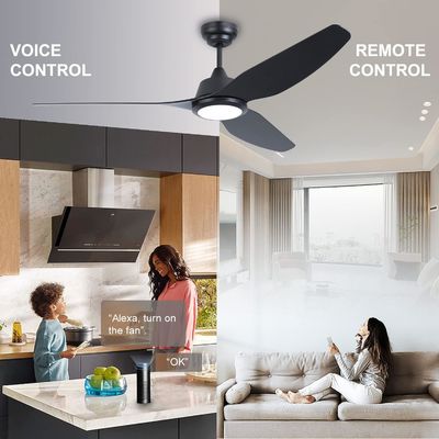 56 Smart Ceiling Fan Light with Alexa/Google Home Control