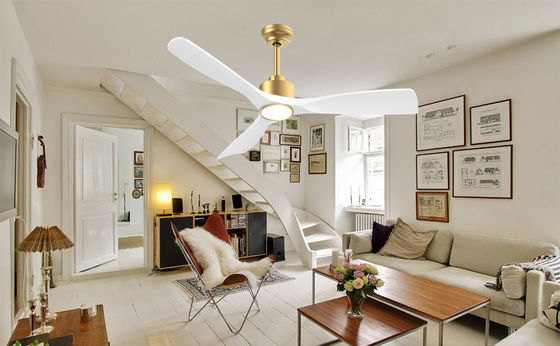 52 Ceiling Fan With Dimmable Light ABS Warm White Natural White Cool White