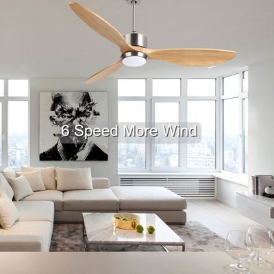 White Black Gold 52 Ceiling Fan With Light 6 Speed DC Motor