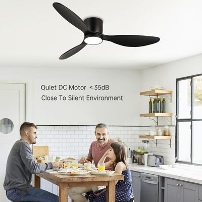 White Black Gold 52 Ceiling Fan With Energy Saving Function
