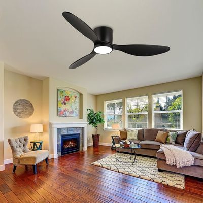 White Black Gold 52 Ceiling Fan With Energy Saving Function