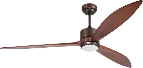 65 Contemporary Ceiling Fan Light with Voice Control and Dimmable LED Light