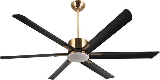 72 Inch Modern Smart Ceiling Fan with Light in White ABS