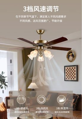 Modern Energy Saving DC Quiet Motor Ceiling Fan Light with Alexa Google Home Smart Life 6 Speed Choice