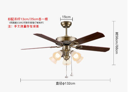 Modern Energy Saving DC Quiet Motor Ceiling Fan Light with Alexa Google Home Smart Life 6 Speed Choice