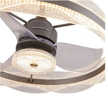 Smart Ceiling Fan Light with 6 Speeds and 3 Light Modes