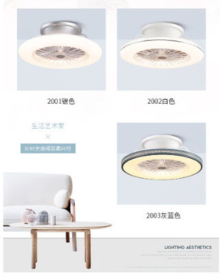 3-Speed Smart White Black Gold ABS Ceiling Fan with Illuminations